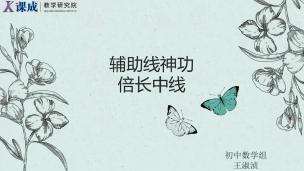 数学：辅助线神功——倍长中线